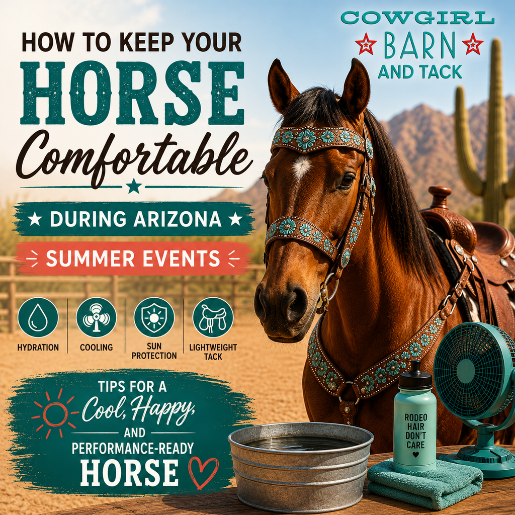 How to Keep Your Horse Comfortable During Arizona Summer Events