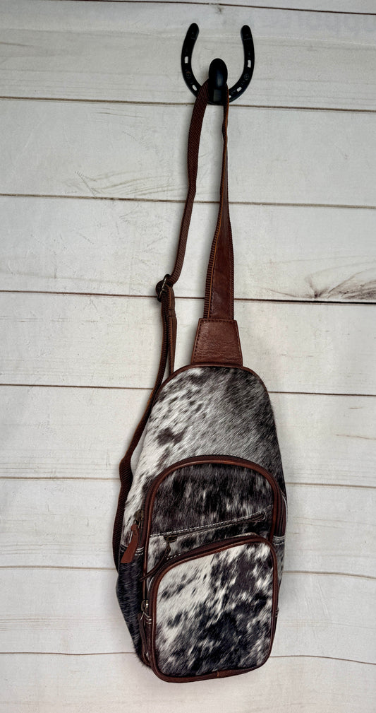 Cowhide Leather Sling Bag