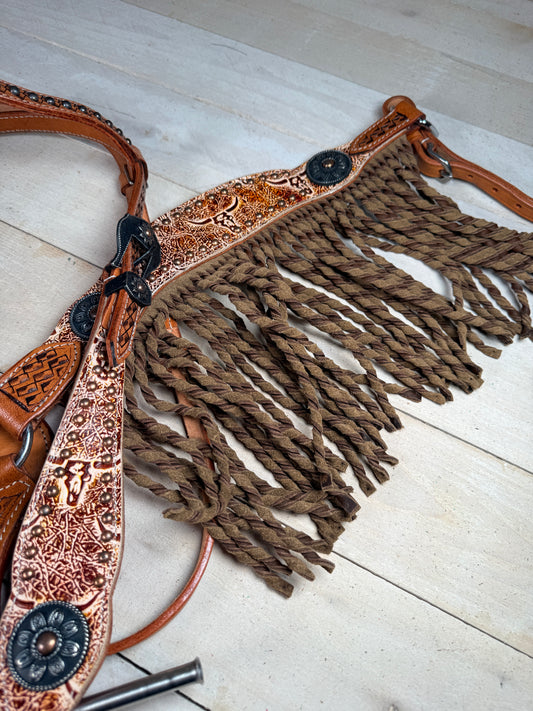 Buffalo Drift Studded Twisted Tack Set