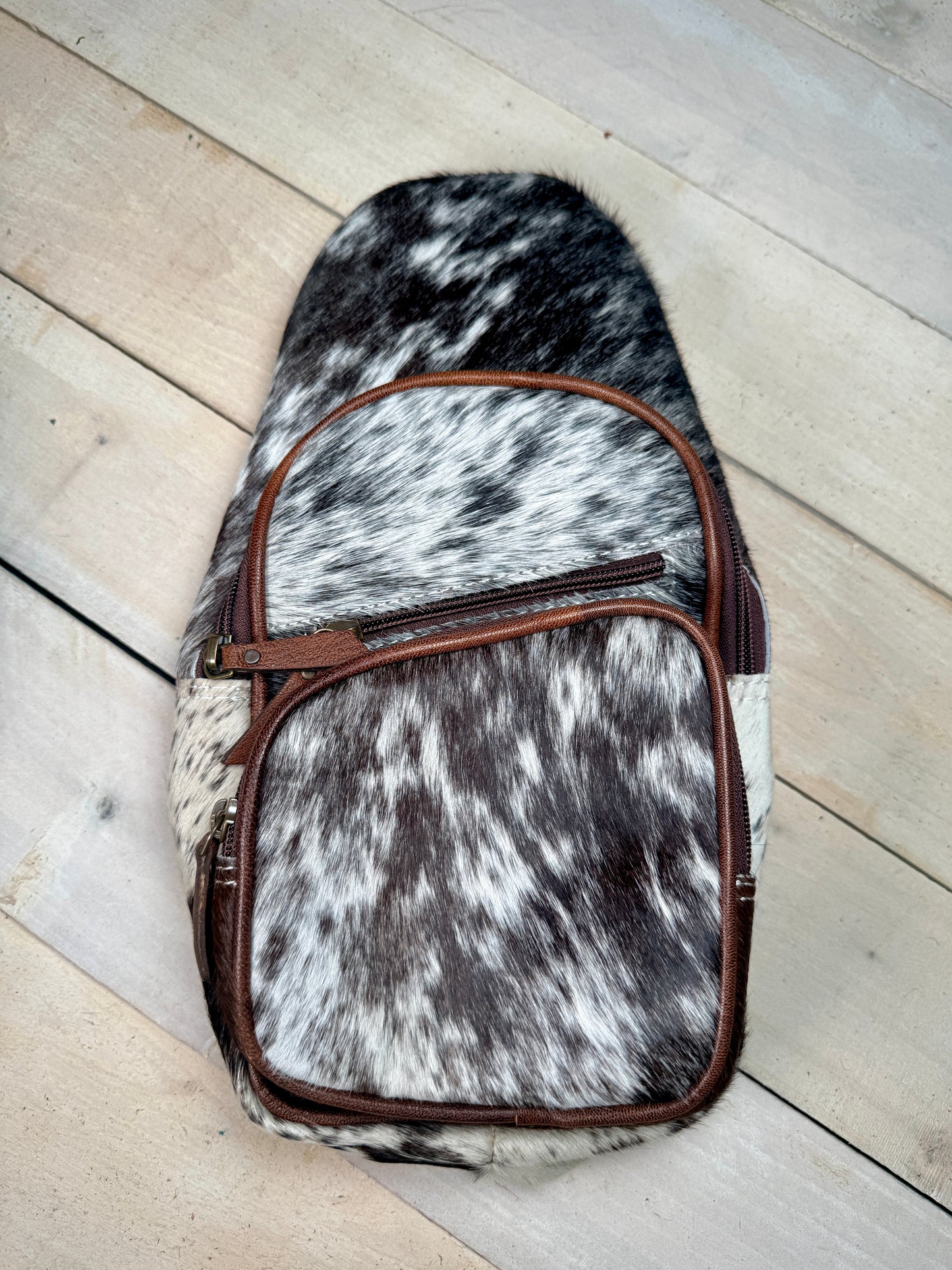 Cowhide Leather Sling Bag