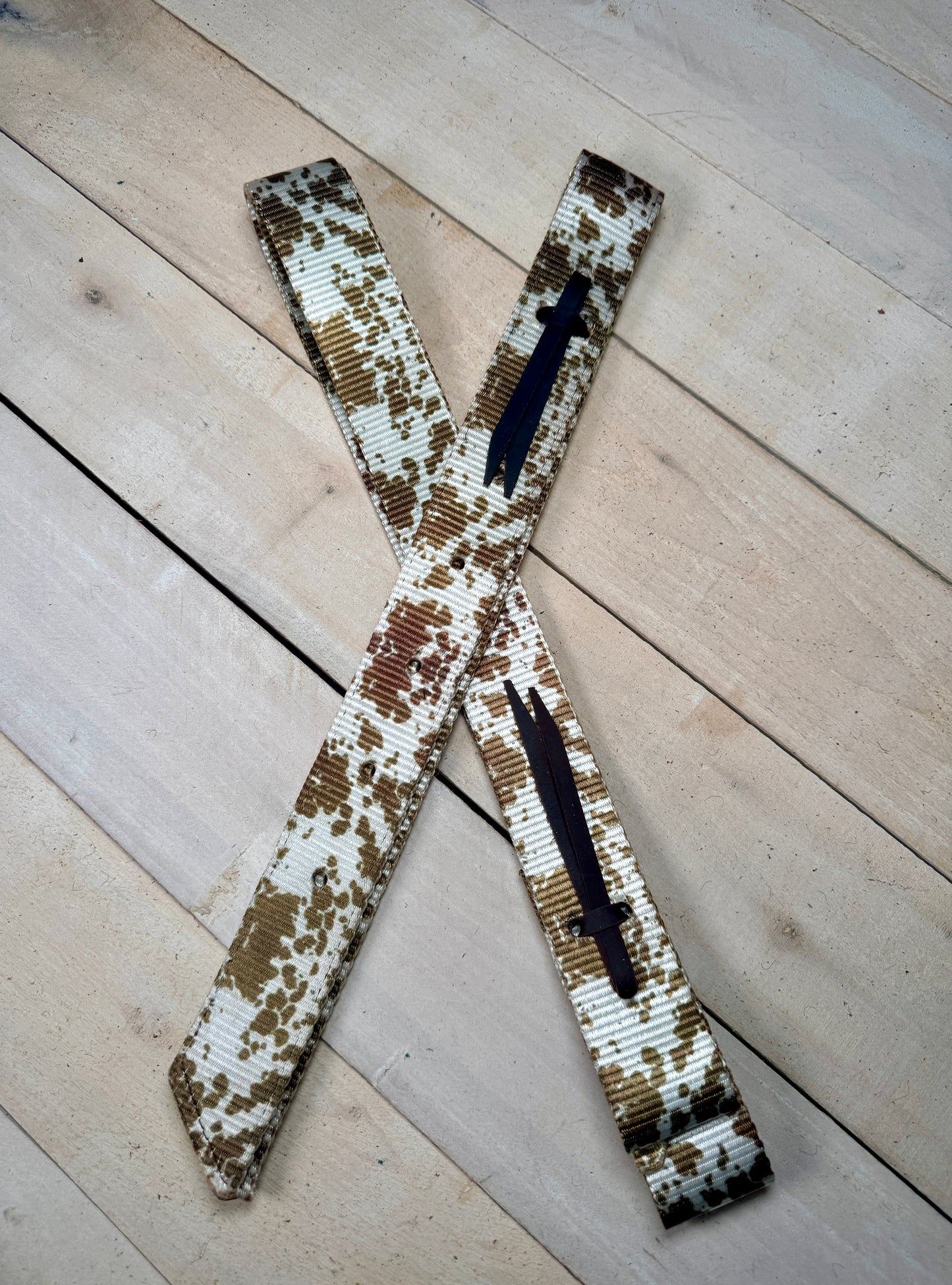 Cow Print Cinch Strap