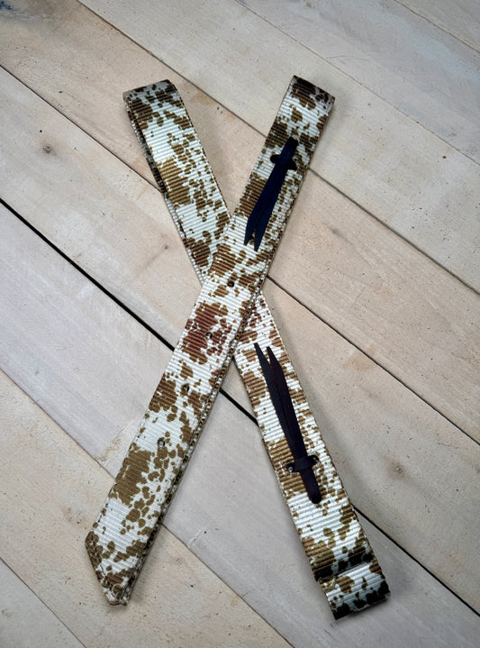 Cow Print Cinch Strap