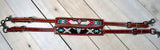 Steer/Bull Beaded Wither Strap