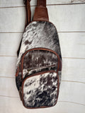Cowhide Leather Sling Bag