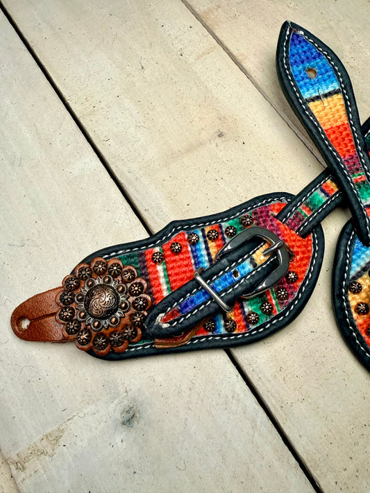 Serape Woven Spur Straps