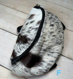 Cowhide Clip-On Saddle Bag