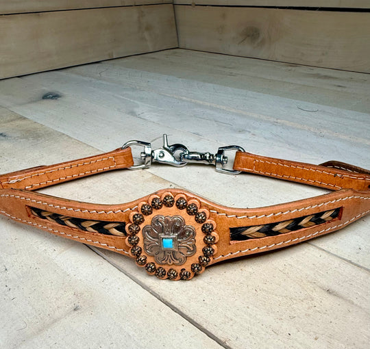 Turquoise Stone Horse Hair Wither Strap