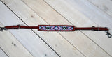 Pastel Lavender, Pink and Turquoise Beaded Wither Strap