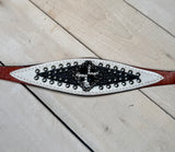 Black and White Checkered Wither Strap