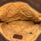 Branded Rodeo Days Hide & Leather Handle Fringe Bag