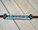 Arctic Design Teal Fringe Wither Strap