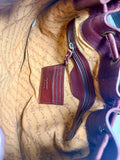 Hide and Leather Bucket Hobo Bag