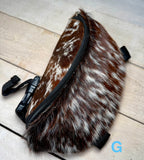 Cowhide Clip-On Saddle Bag