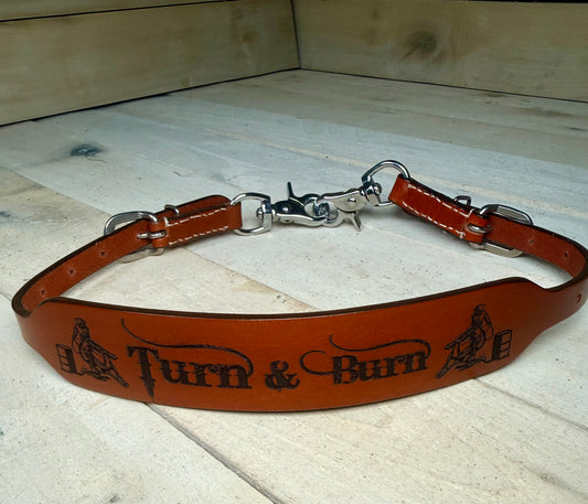 Turn and Brun Leather Wither Strap