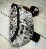 Cowhide Clip-On Saddle Bag