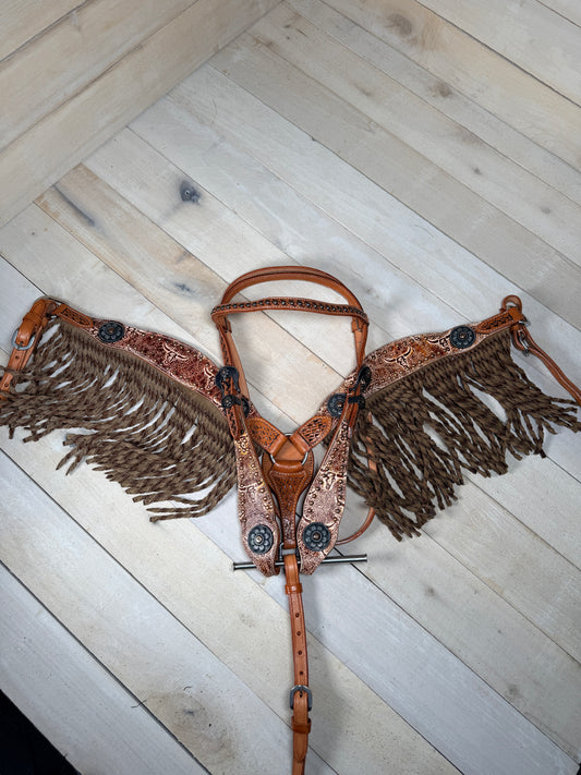 Buffalo Drift Studded Twisted Tack Set