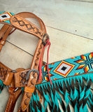 Sunfire Beaded Twist Fringe Tack Set