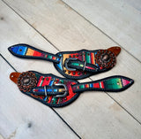 Serape Woven Spur Straps