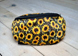 Sunflower Cheetah Insulated Saddle Pouch