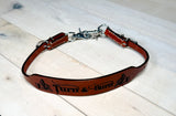 Turn and Brun Leather Wither Strap