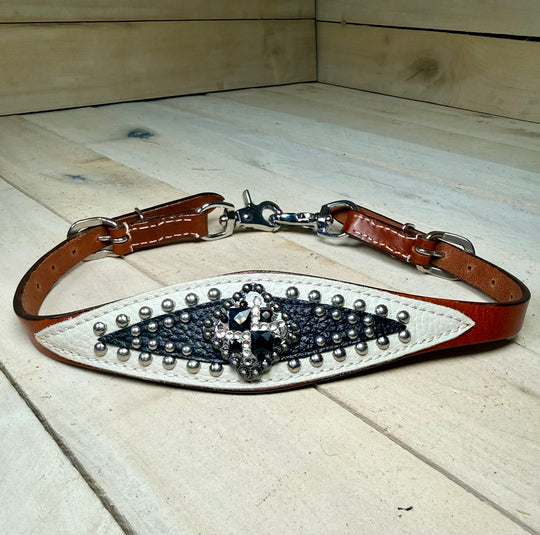 Black and White Checkered Wither Strap