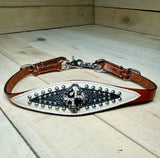 Black and White Checkered Wither Strap