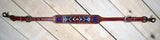 Red White and Blue Crystal Beaded Wither Strap