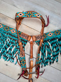 Sunfire Beaded Twist Fringe Tack Set