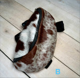 Cowhide Clip-On Saddle Bag