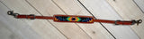 Neon Aztec Beaded Wither Strap