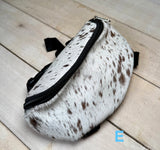 Cowhide Clip-On Saddle Bag