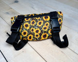 Sunflower Cheetah Insulated Saddle Pouch