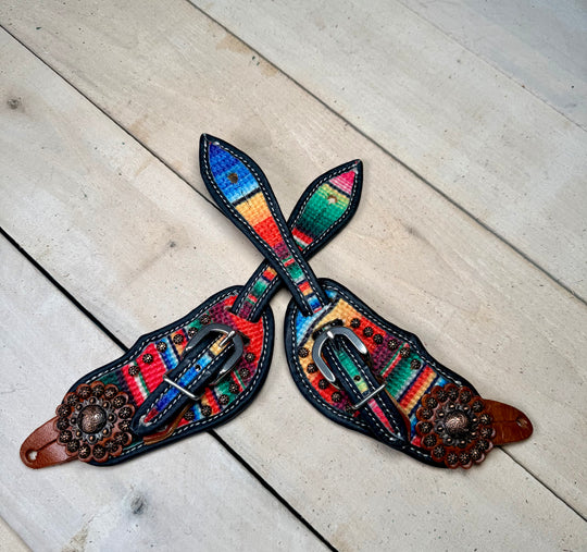 Serape Woven Spur Straps