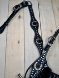 Rhinestone Horseshoe Tack Set