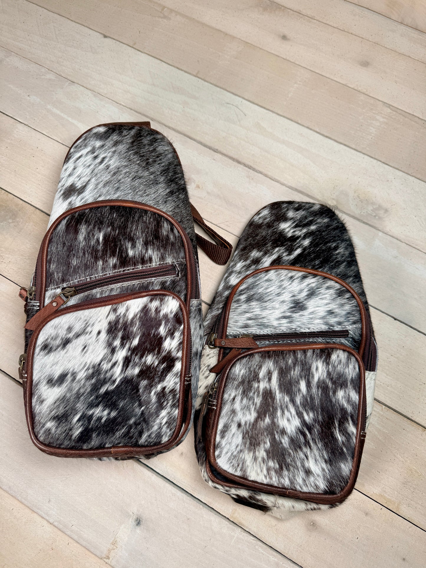 Cowhide Leather Sling Bag