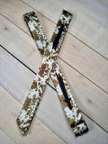 Cow Print Cinch Strap