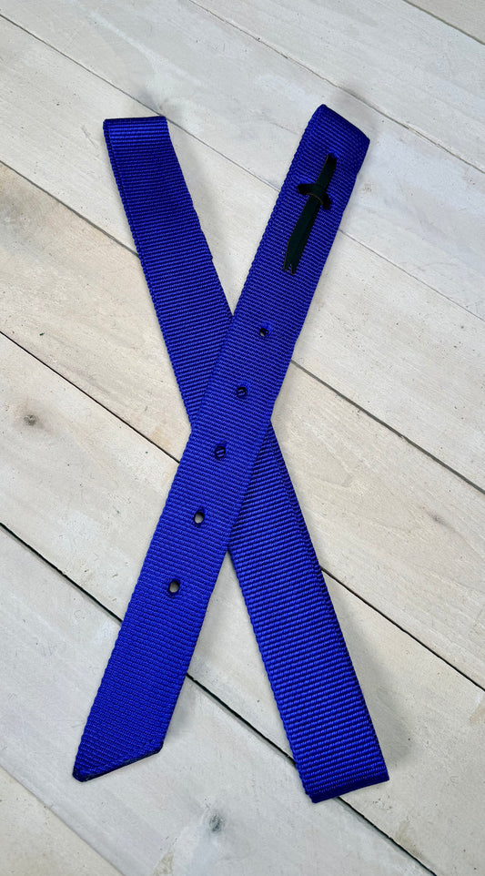 Royal Blue Solid Cinch Strap Set