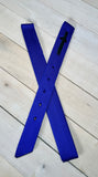 Royal Blue Solid Cinch Strap Set