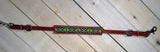 Green Cross Beaded Wither Strap