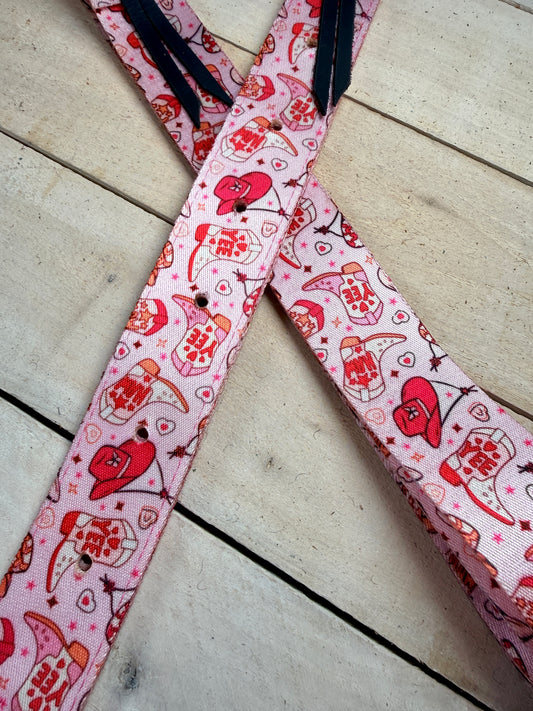 Pink Yee Haw Cinch Strap