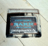 Cowhide Card/License Slim Wallet