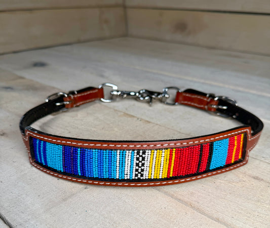 Serape Beaded Wither Strap