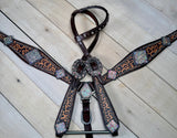 Crystal Concho Cheetah Tack set