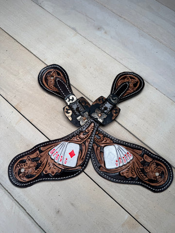 Diamond Flush Two Tone Spur Strap