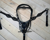Rhinestone Horseshoe Tack Set