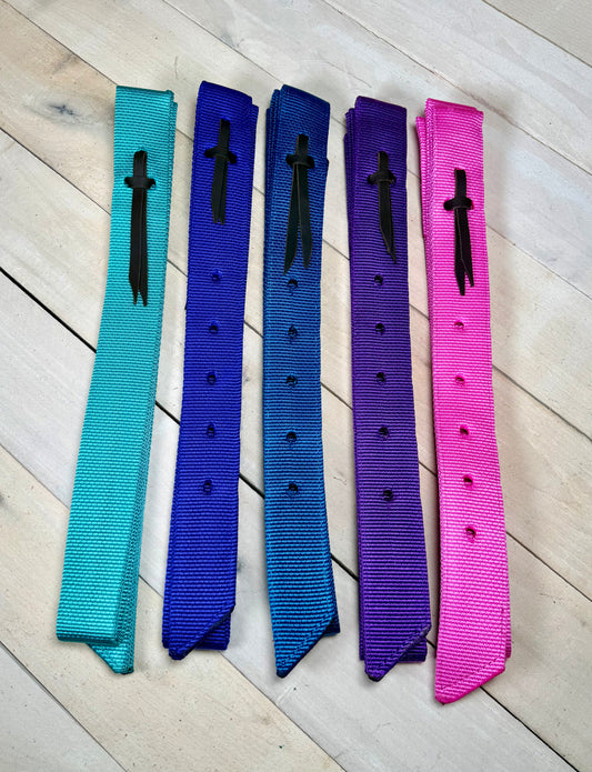 Purple Solid Cinch Strap Set