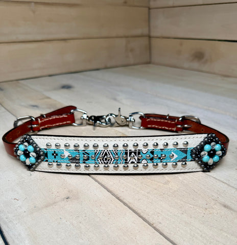 Arctic Design Teal Fringe Wither Strap