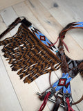 Sky Beaded Chocolate Twisted Tack Set