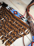 Sky Beaded Chocolate Twisted Tack Set