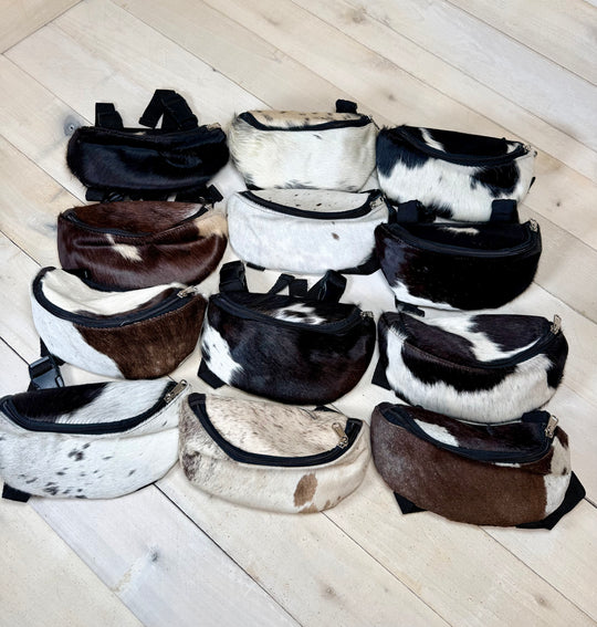Cowhide Clip-On Saddle Bag